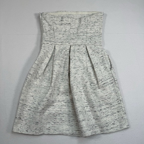 Wilfred Aritizia Strapless Mini Dress Womens Size 2 Harmonie Grey Pockets - Picture 2 of 10